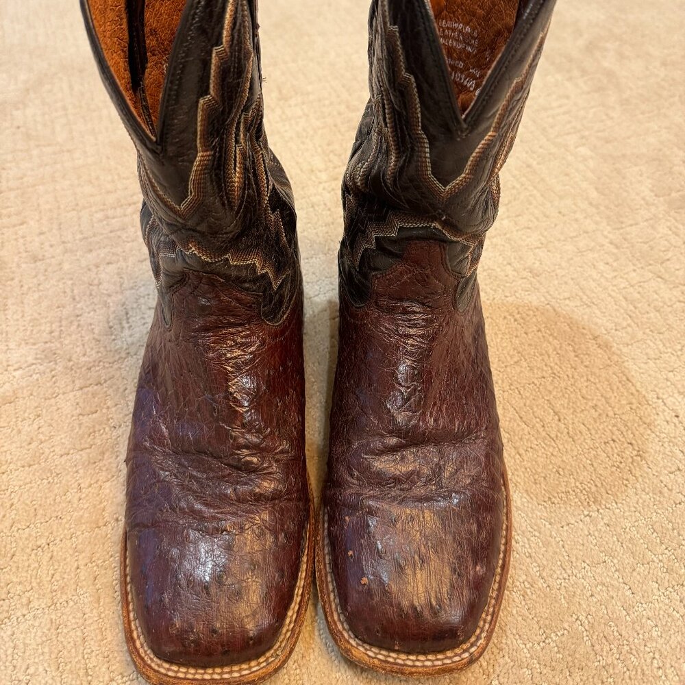 Dan Post Western/Cowboy Boots (Men's 9D/ostrich)